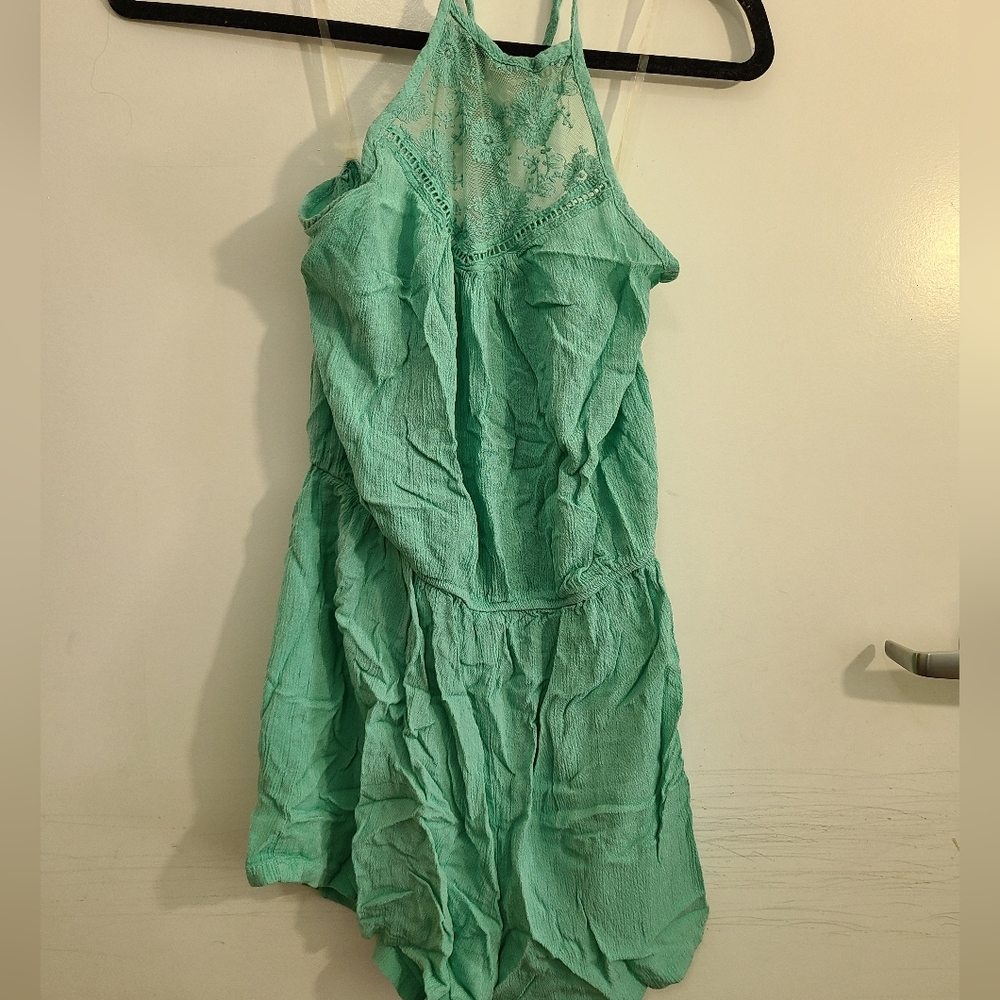 Ardene blue short romper